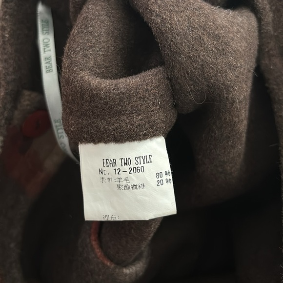 BEAR TWO STYLE Vintage Brown Plaid Skirt Size 4 - Picture 5 of 7